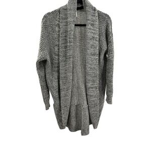 Cotton On Knit Wear Women's Medium Marled‎ Gray Cardigan Sweater Long Sleeve